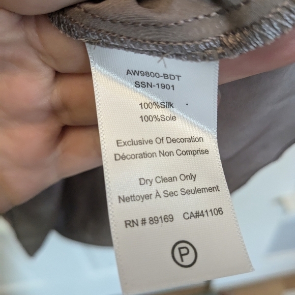 ATM Silk Tie Dye Skirt - Picture 6 of 6